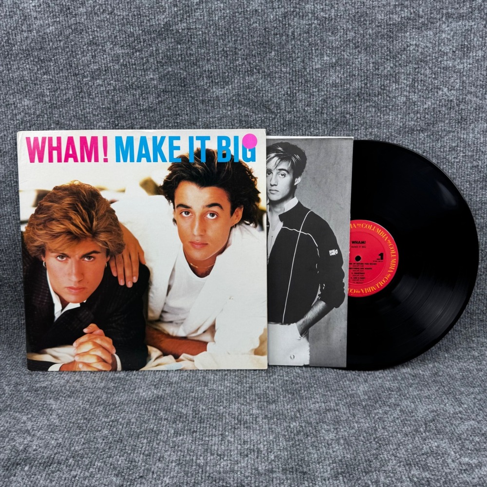 Wham! Make It Big Vinyl LP 1984 Columbia FC 39595 George Michael Pop Record